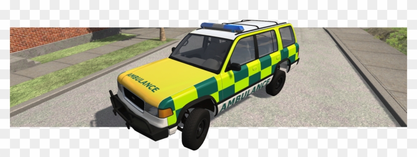 Make Your Roamer Look Like A British Ambulance This - Police Car Clipart