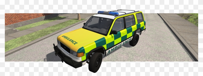 Make Your Roamer Look Like A British Ambulance This - Police Car Clipart #1700996