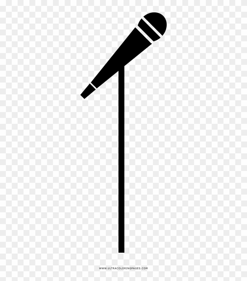 Microfono Disegno Png - Mic Stand Icon Png Clipart #1701476