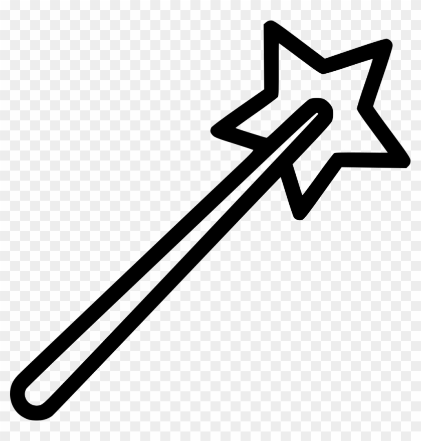 Wizard Magic Wand Stick Stars Tool Comments - Wand Clipart
