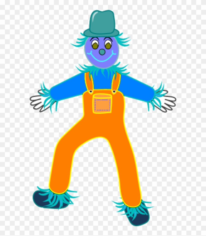 600 X 882 1 - Scarecrow Clip Art - Png Download