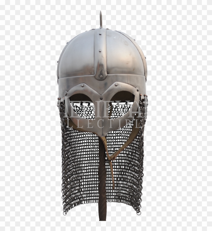 Gjermundbu Helmet With Aventail - Mail Clipart
