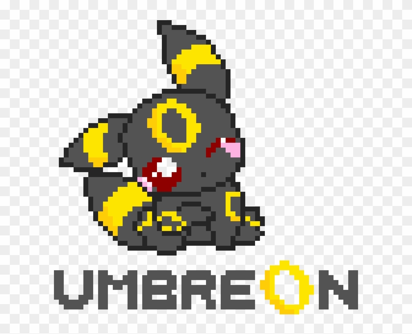 Umbreon Direct Image Link - Minecraft Pixel Art Pokemon Umbreon Clipart #1702173