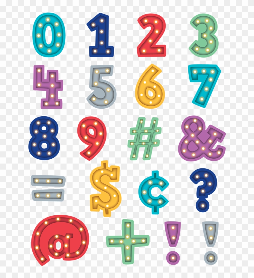 Marquee Alphabet Stickers Alternate Image C Clipart