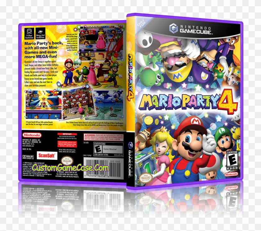 Mario Party 4 Front Cover - Mario Party 4 Gcn Clipart #1702956