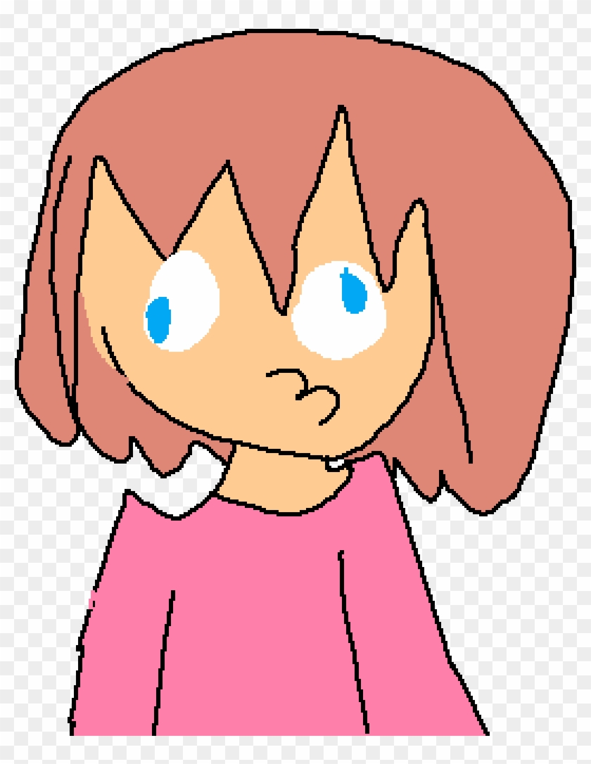 Derp Sayori - Cartoon Clipart #1702959