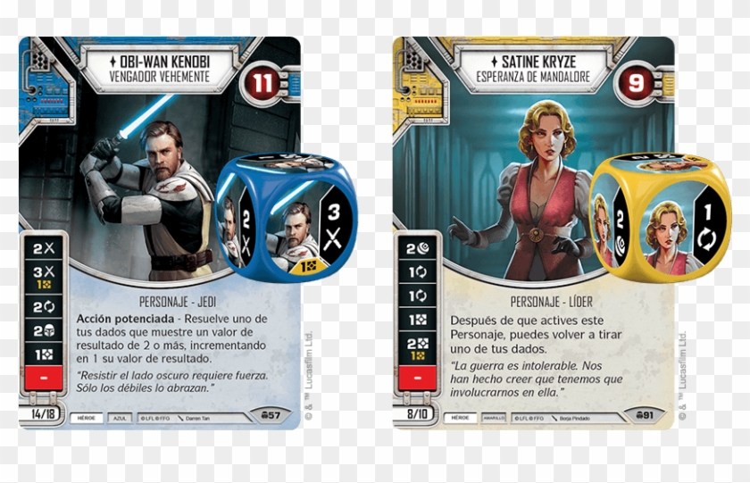 La Caja De Inicio De Obi-wan Kenobi Ofrece Una Versión - Star Wars Destiny Convergence Clipart