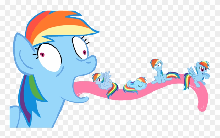 Dashstorm, Derp, Female, Impossibly Long Tongue, Mare, - Lick Png Clipart