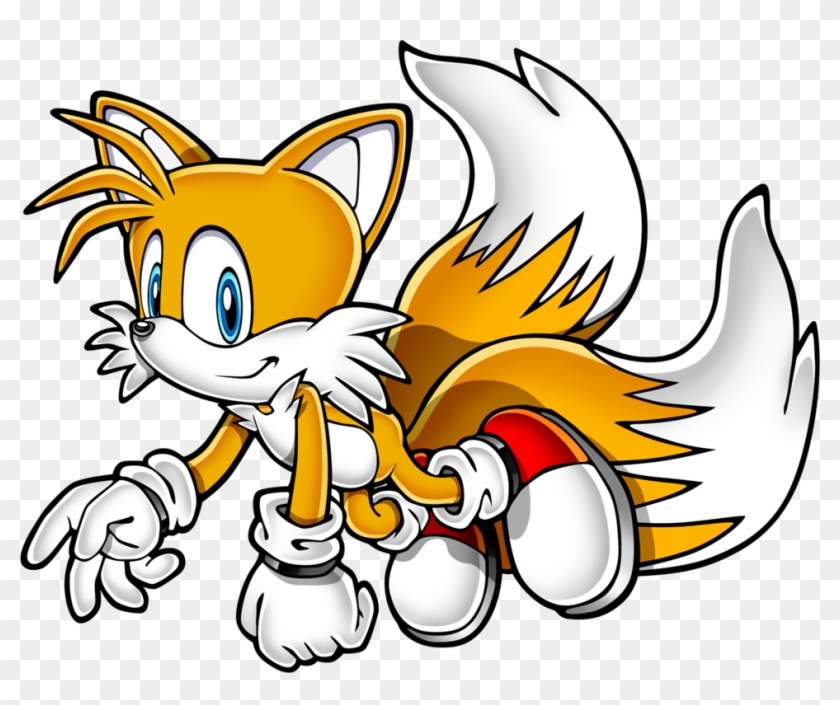 Sonic Art Assets Dvd - Tails Miles Prower Tail Clipart