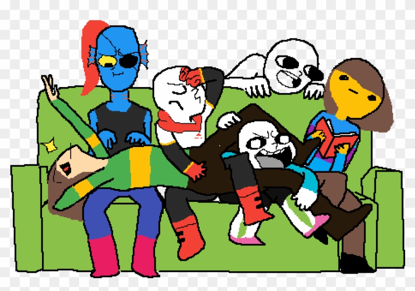 Add Yourself Messing With Frisk - Cartoon Clipart