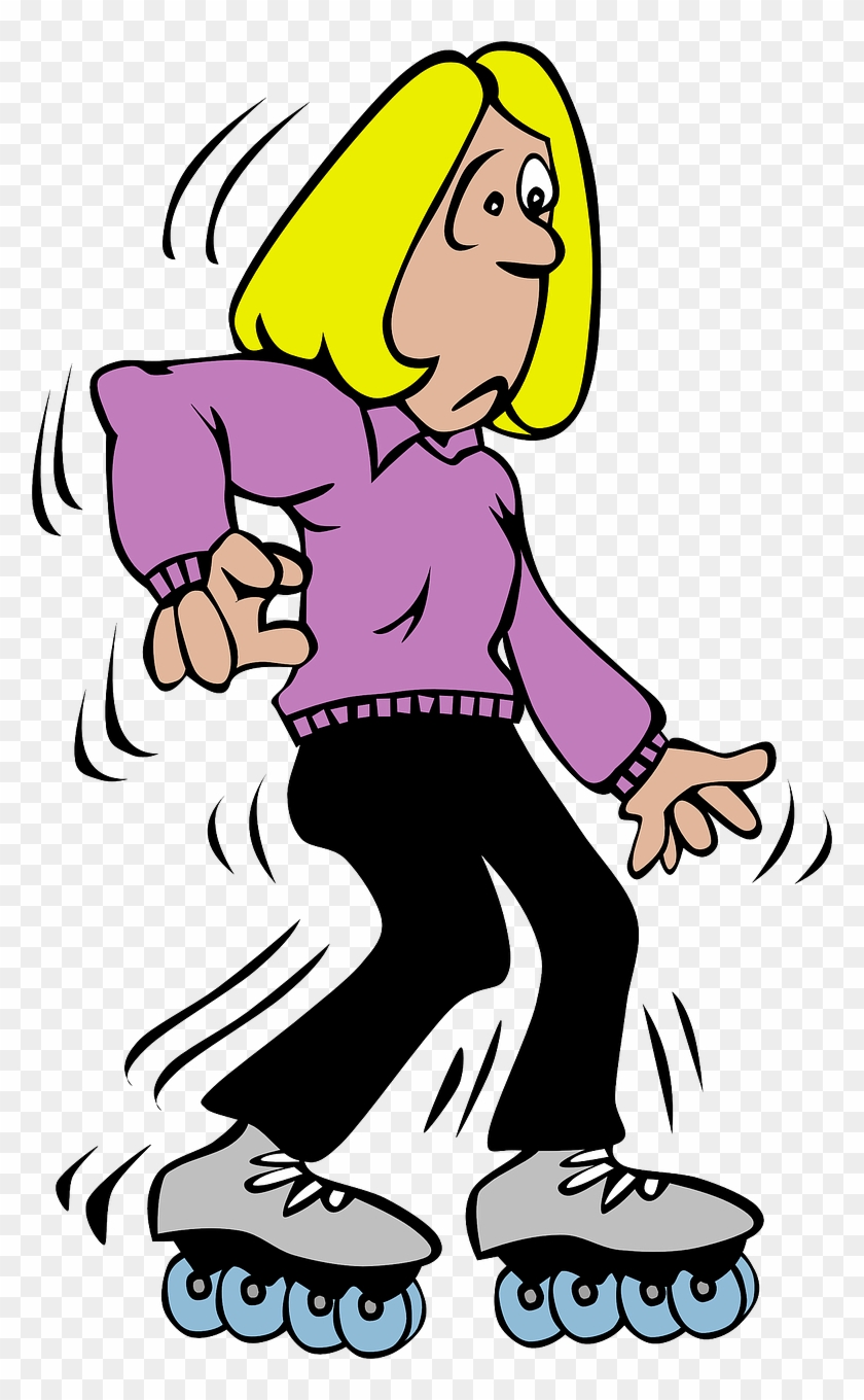 Roller Coaster Art - Rollerblading Clipart - Png Download #1703291