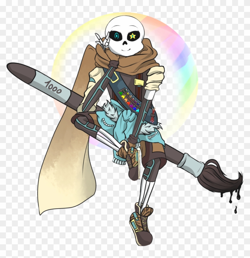 Hey Everyone, I Wanted To Ask You If Everyone Could - Undertale Ink Sans Girl Clipart