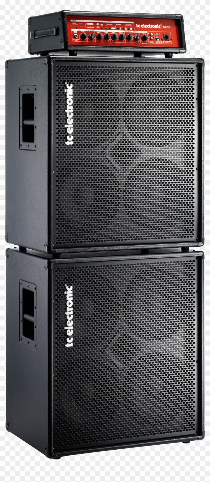 Bc410 Cabinets Not Included Bh500 Amplifier Stacked Clipart