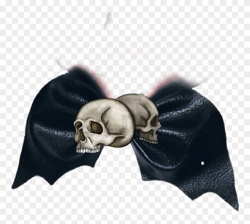 Batbow Sticker - Skull Clipart #1704199