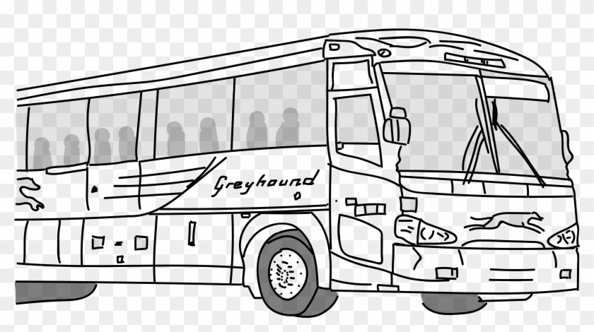Border Patrol Questioning Greyhound Bus Passengers - Commercial Vehicle Clipart #1704875