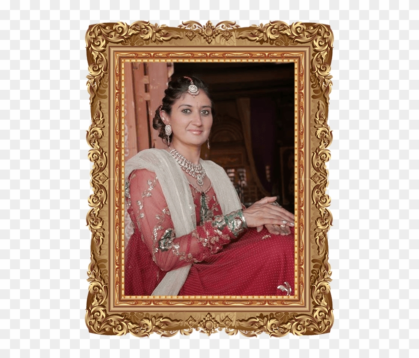 Gauri Singh Puri - Marco Vintage De Madera Clipart