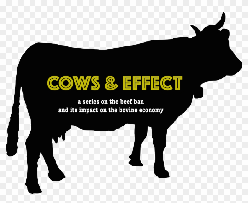 How The Beef Ban Is Causing The Decline Of The Famous - Silhouette Dairy Cow Clipart #1705352
