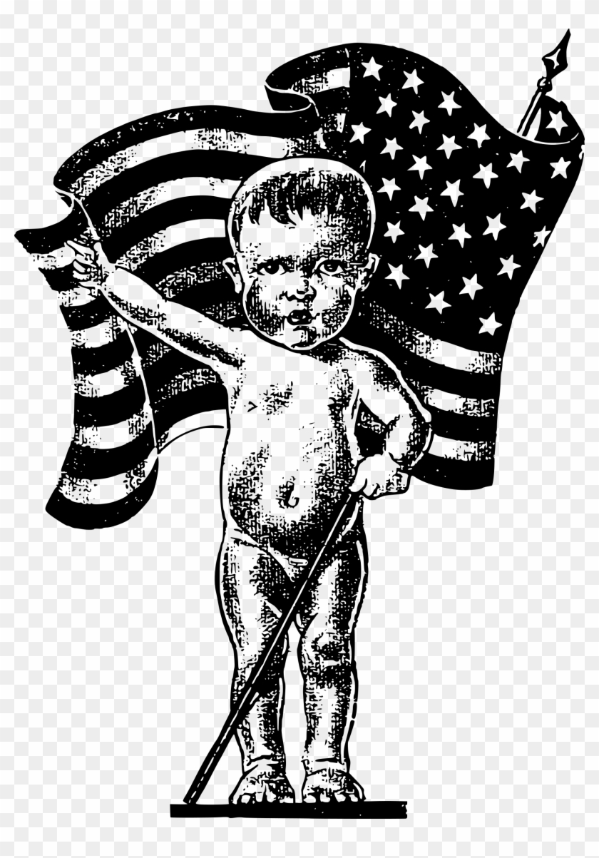 This Free Icons Png Design Of Patriotic Baby Clipart #1705434