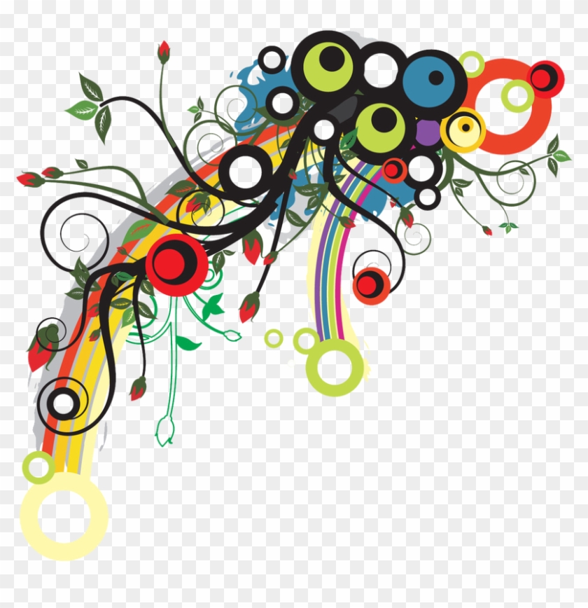 Powered By - Flower Pattern Color Clipart #1705776