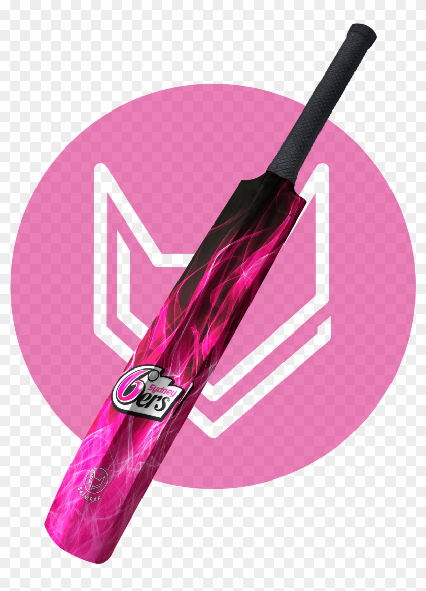 Sydney Sixers Electric - Bat Wrap Cricket Clipart #1706049
