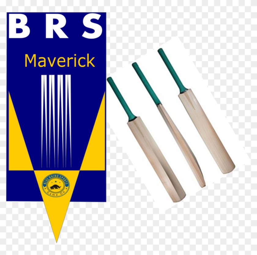 Brs Maverick Bats, Grade 1, Cricket Bat, English, Usa, - Marking Tools Clipart #1706134