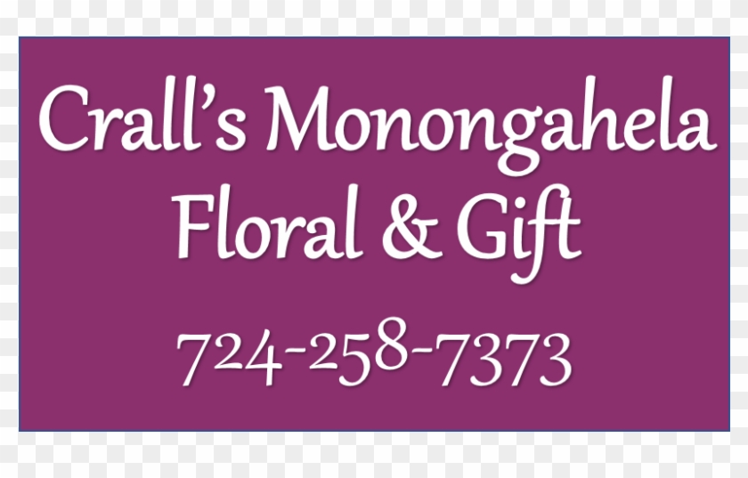 Crall's Monongahela Floral & Gift Shoppe - Cinematography Clipart