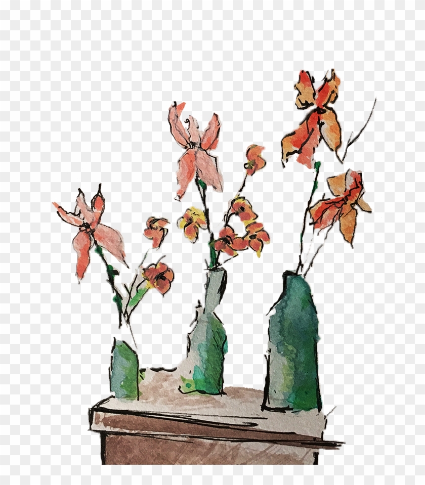 Table Flowers - Iris Clipart #1707443