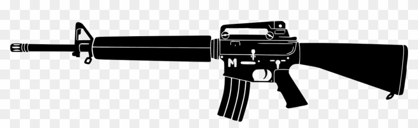 Gun Png Transparent Images Clipart Icons Pngriver Download - Gun Black And White