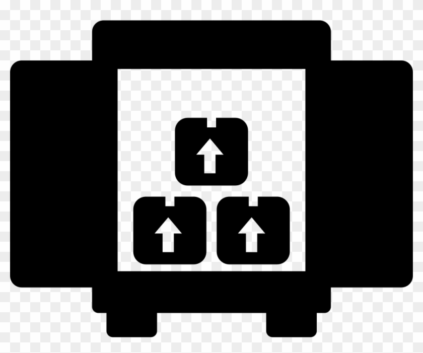Boxes Storage For Delivery Inside A Truck Box From - Back Of The Truck Icon Clipart