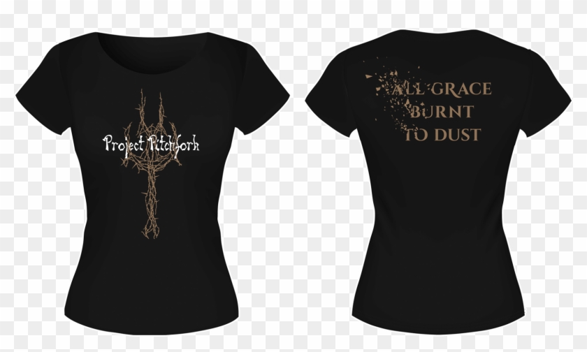 Set 2cd Girly-shirt Project Pitchfork "look Up, I'm - Active Shirt Clipart