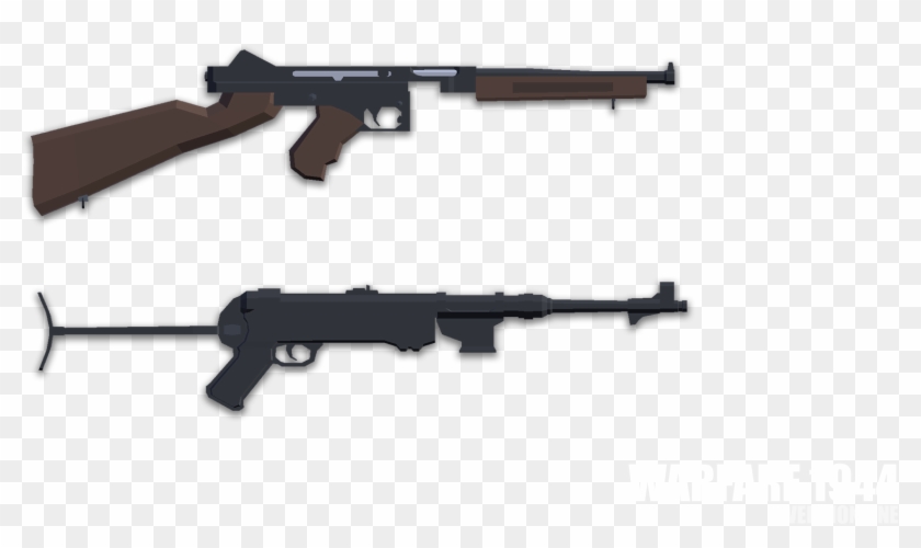 Submachine-guns - Thumb - - Ranged Weapon Clipart #1707887