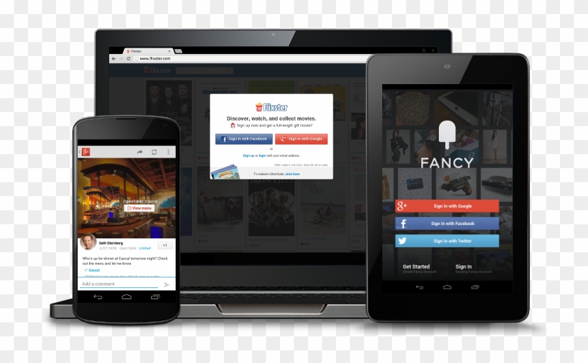 Google Plus Signin - Smartphone Clipart #1708509