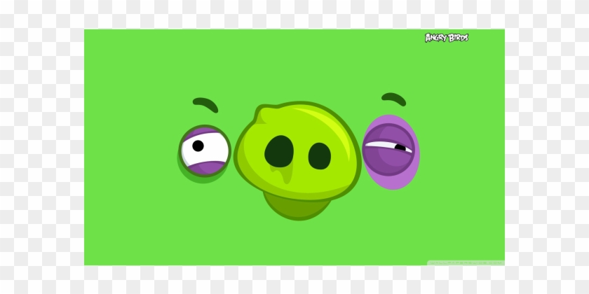 Angry Birds Hurt Pig Wallpaper Clip Art - Angry Birds Pig - Png Download