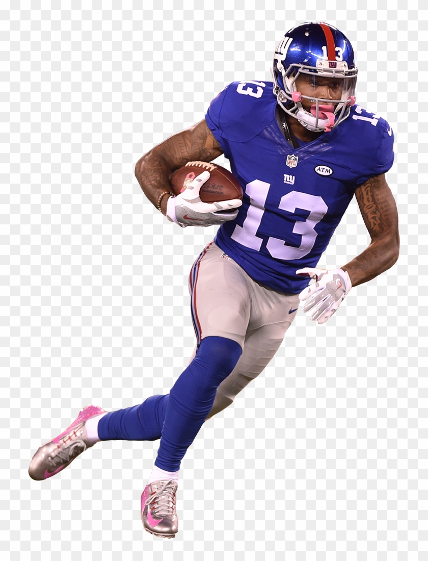 New York Giants Nfl By Nicolopez On - Odell Beckham Jr Transparent Clipart