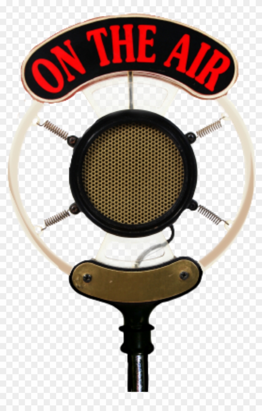 #microphone #mic #music #retro #vintage #freetoedit - Vintage Microphone On Air Clipart