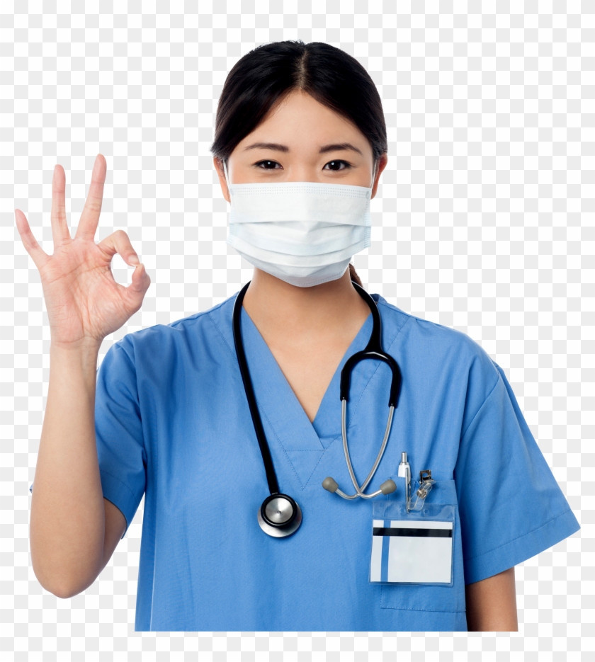 Women Pointing Perfect Symbol - Women Doctors Png Clipart