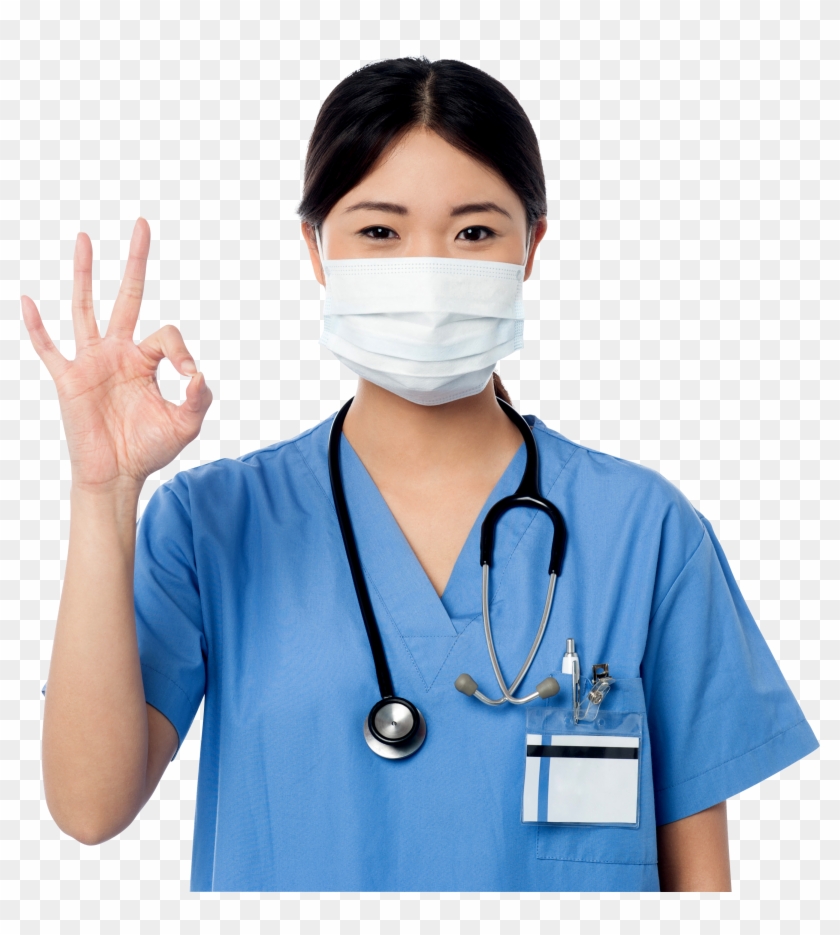 Women Pointing Perfect Symbol - Women Doctors Png Clipart #1709724