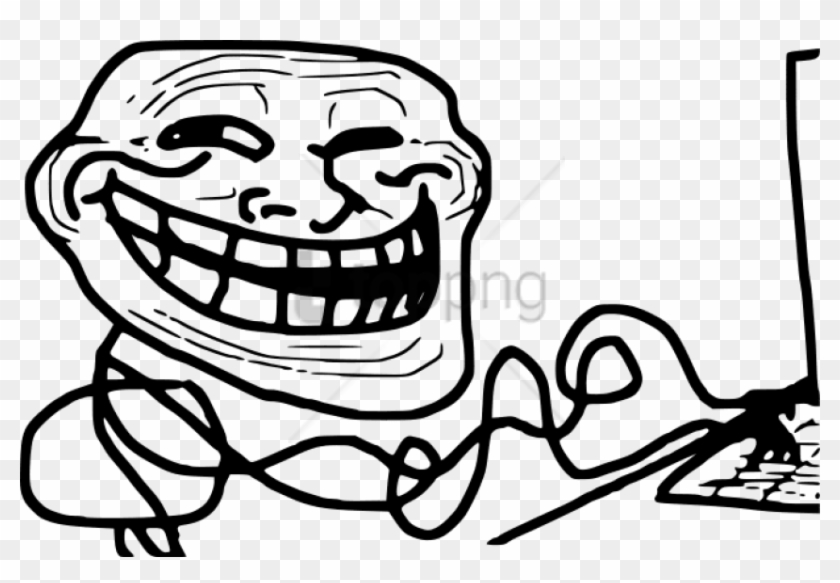 Free Png Download Computer Troll Png Images Background - Moving Pictures Troll Face Clipart