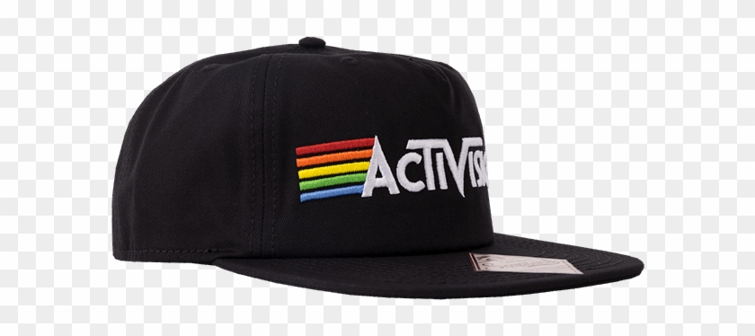 Retro Logo Flat Brim Cap - Baseball Cap Clipart