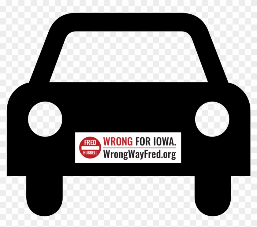 Get Yourbumper Sticker - Front Simple Car Vector Clipart #1710817