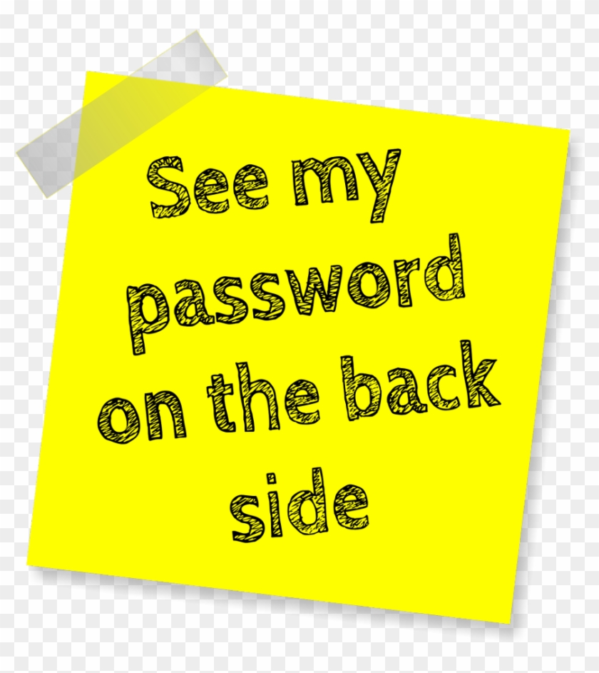 Do Not Create Easy To Guess Passwords - My Passwords Clipart #1710848