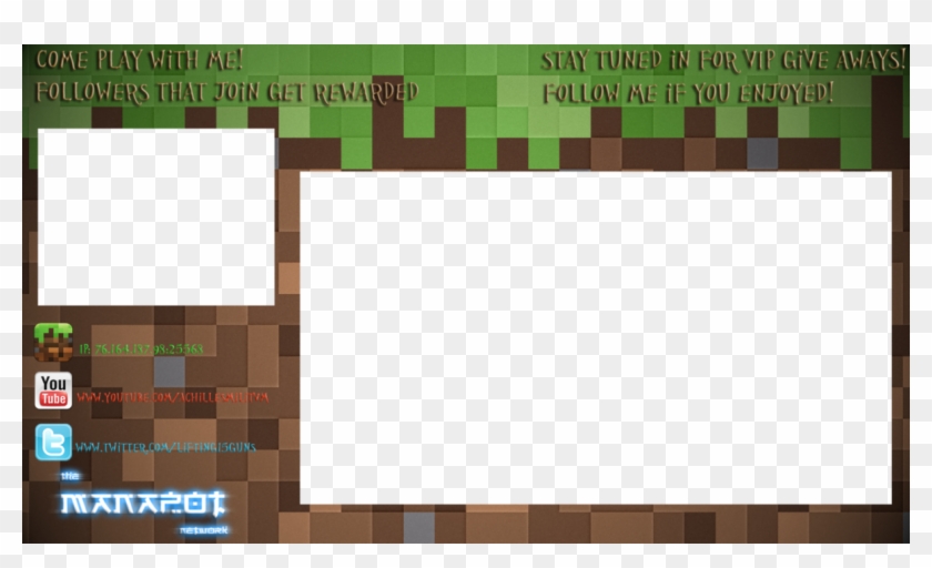 Overlay Minecraft Png Clipart #1711252