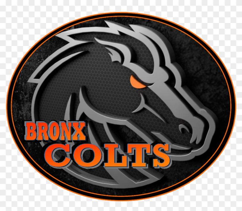 Bronx Colts College - Boise State Football Clipart #1711286
