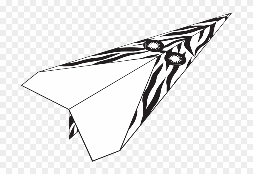 Image Of Plane - Line Art Clipart