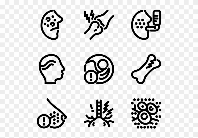 Disease - Biology Icons Clipart #1712132