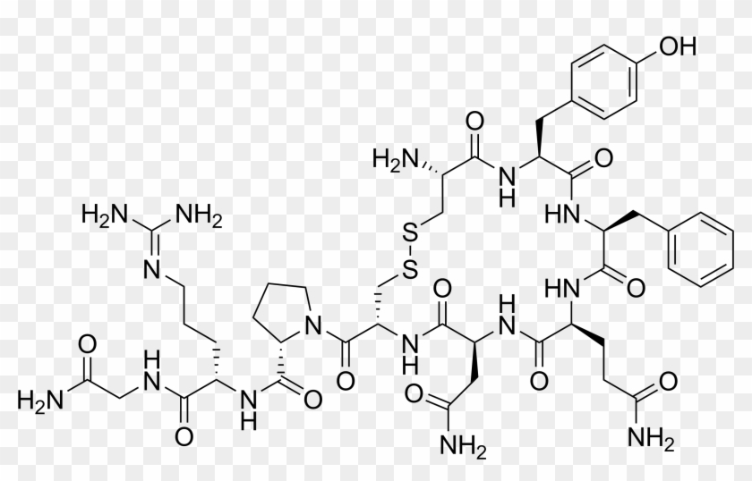 Vasopressin Structure - 8 Arginine Vasopressin Clipart #1712314