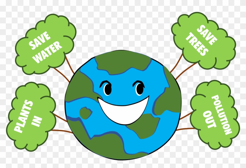 Poster For Clean And Green Earth - Clean Earth Green Earth Clipart #1712614