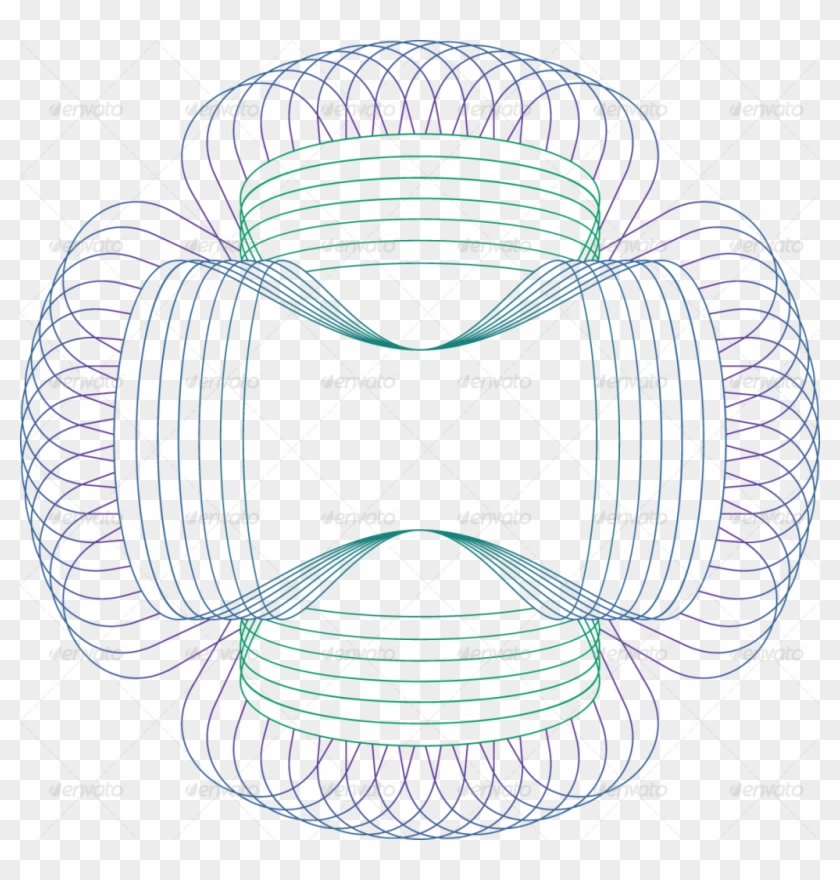 Decorative Element Png Image - Assiette Doré Clipart #1712617