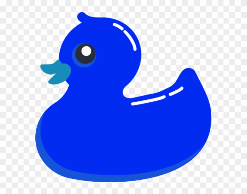 Download - Blue Rubber Duck Clip Art - Png Download #1712869