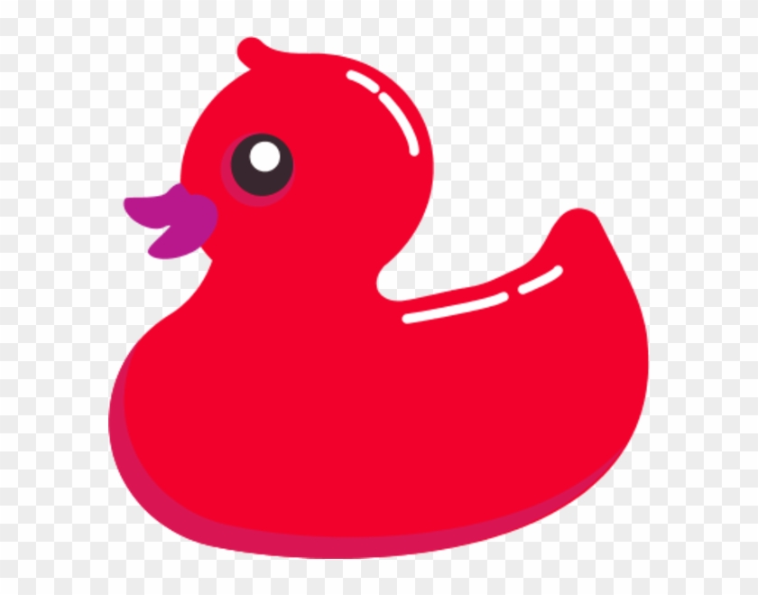 Picture Freeuse Duck Free Content Red Cliparts Transprent - Transparent Rubber Ducky Clipart - Png Download #1712980